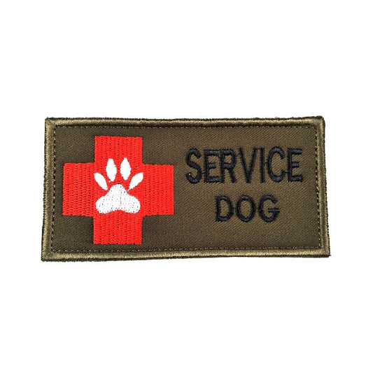 Olive Green Service Dog Tactical Patch