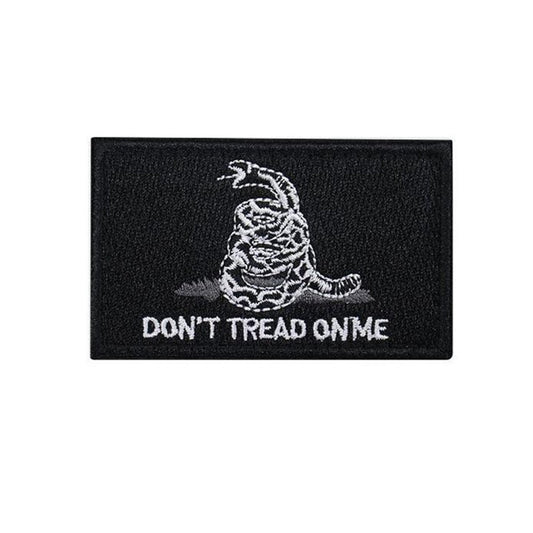 Black Don't Tread On Me Tactical Patch