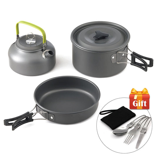 Ultralight Aluminum Camping Cookware Set