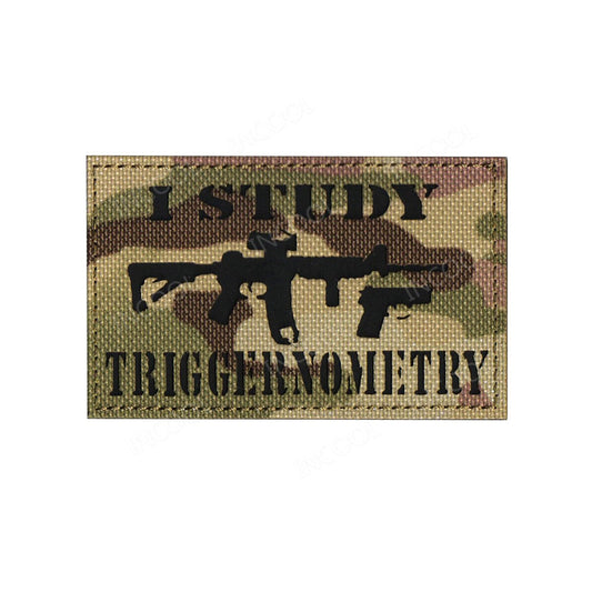 Woodland Camo Triggernometry Tactical Patch