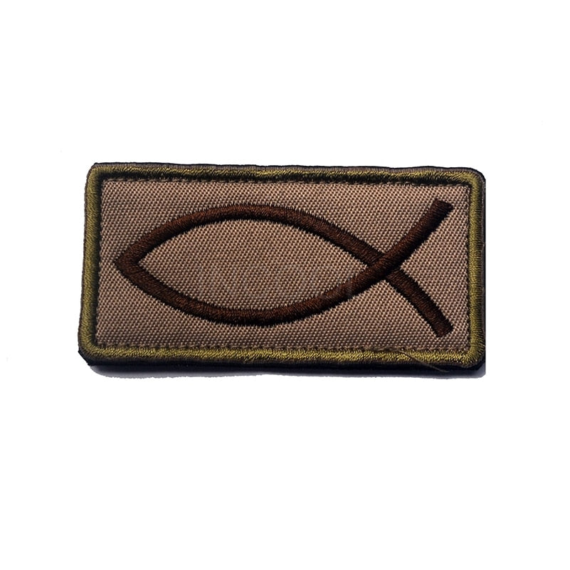 Dark Brown Ichthys Tactical Patch