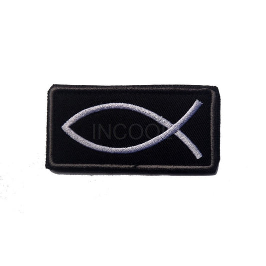 Black And White Ichthys Tactical Patch