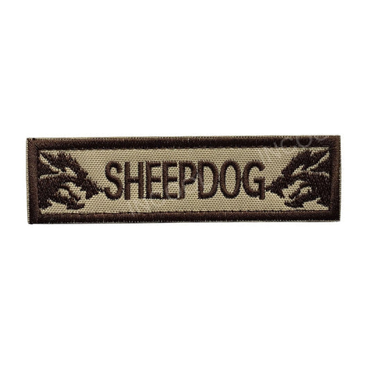 Tan Sheep Dog Banner Tactical Patch