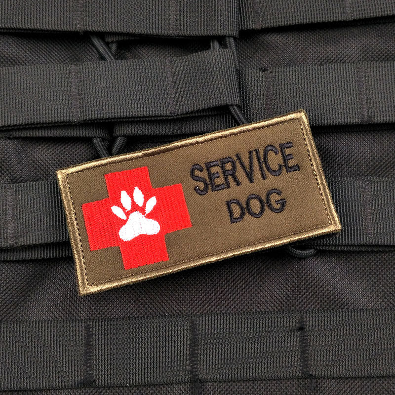 Olive Green Service Dog Tactical Patch