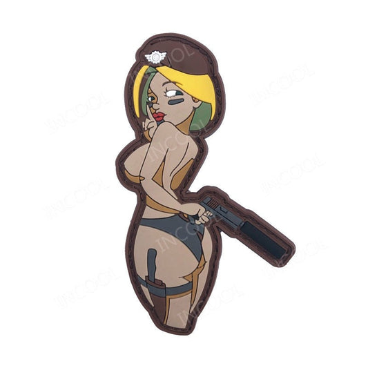 Sneaky Sally Pin Up Tactical Patch