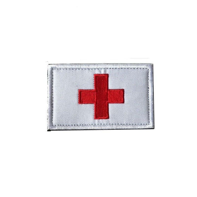 White Medic Tactical Patch